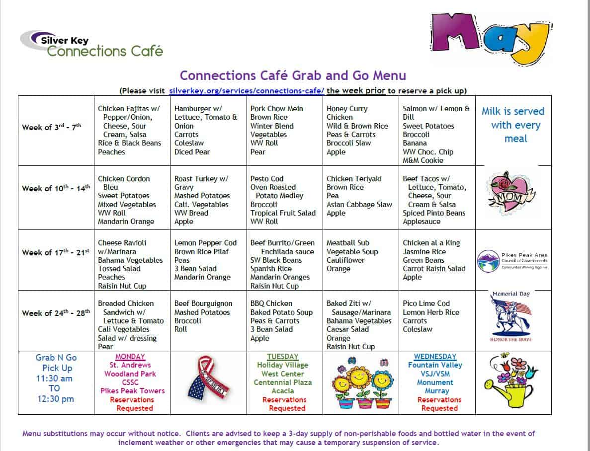 Connections Café - Silver Key Senior Services