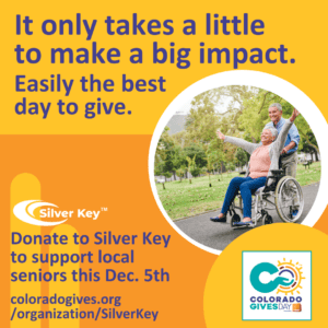 colorado gives day, silver key, donate colorado spring, donate, silver key senior services, colorado springs non profit,