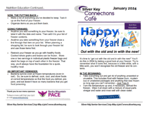 home delivered meals, january, silver key delivered meals, january calendar
