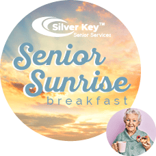 senior sunrise, senior breakfast, senior sunrise breakfast, silver key senior services, community breakfast, seniors, colorado springs, colorado,