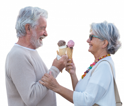 Couple with Ice Cream